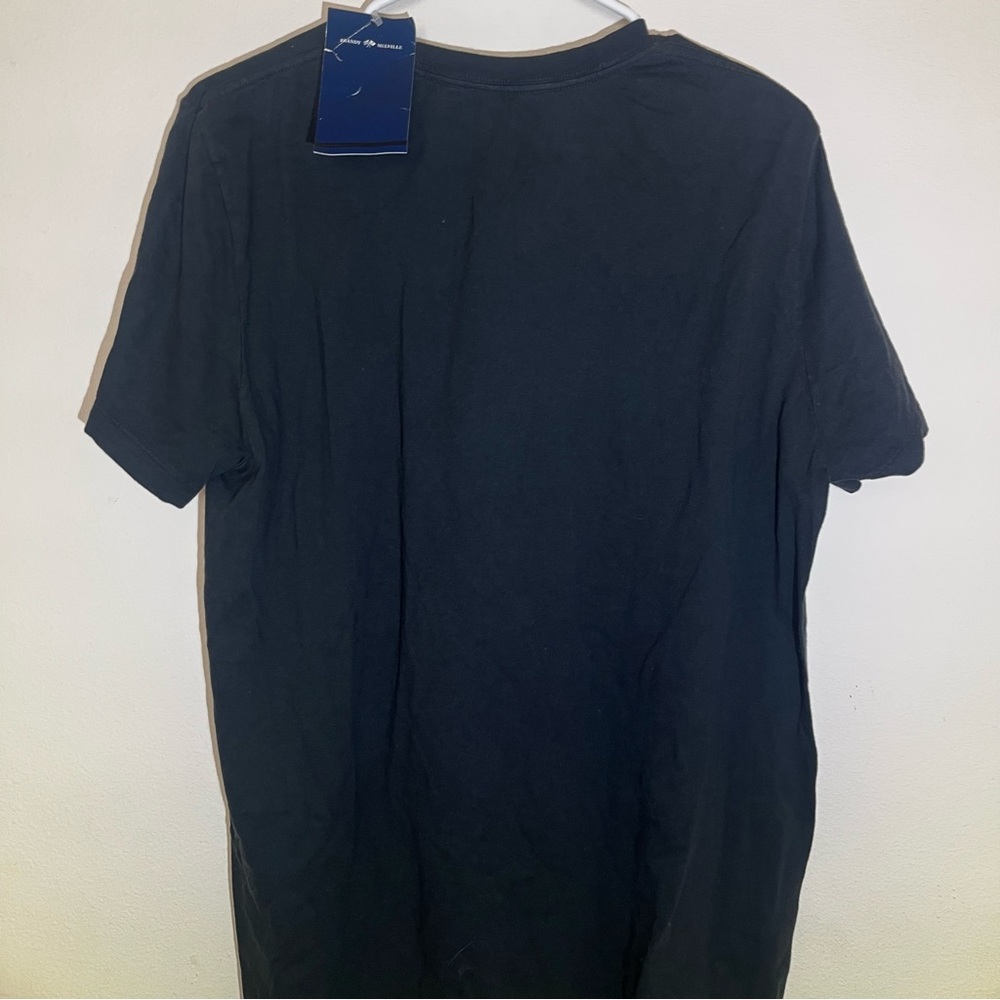 Brandy Melville Black Radio Silence T-Shirt - Picture 2 of 3